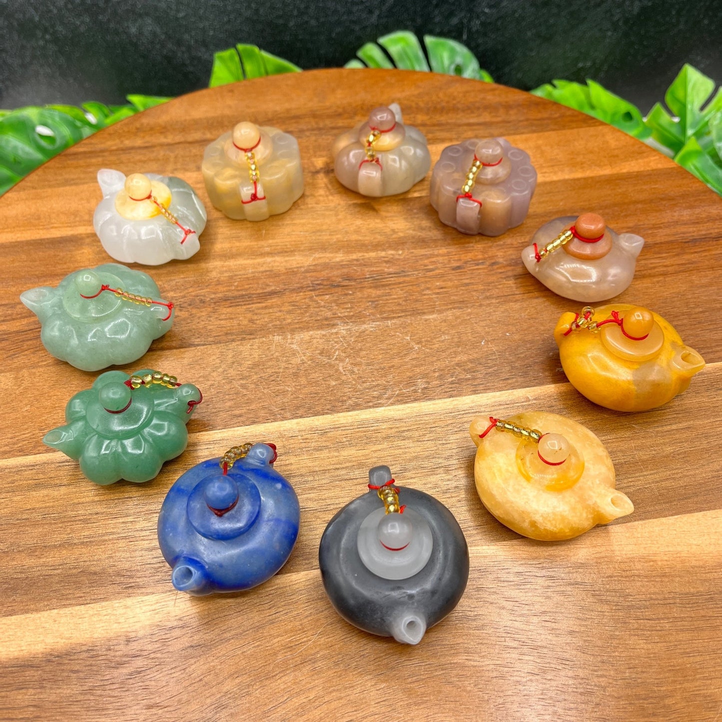 Mini Crystal Decorative Teapot - Sage & Magic