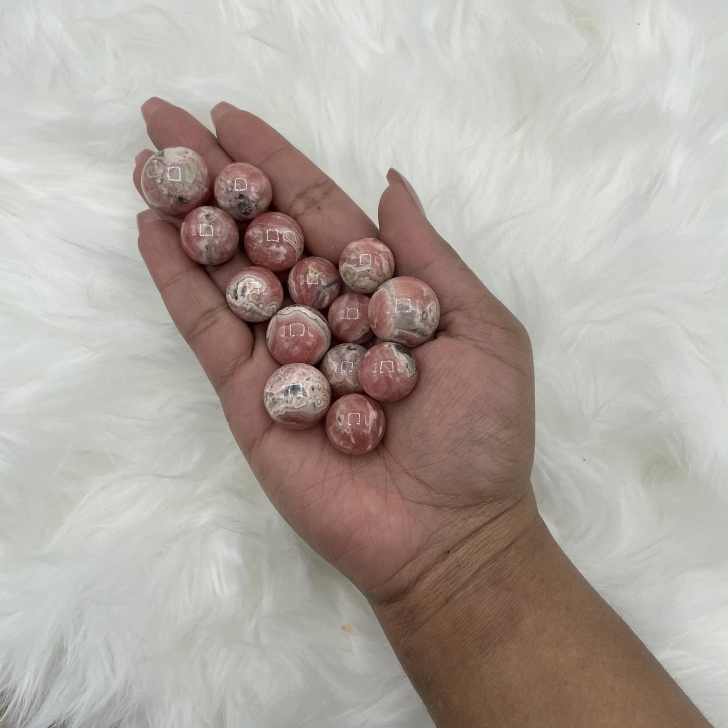 Mini Rhodochrosite Spheres - Sage & Magic