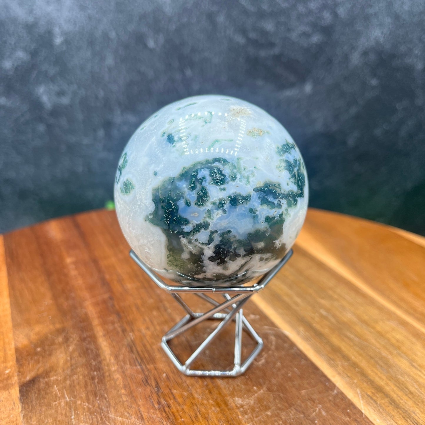 Moss Agate Sphere - Sage & Magic