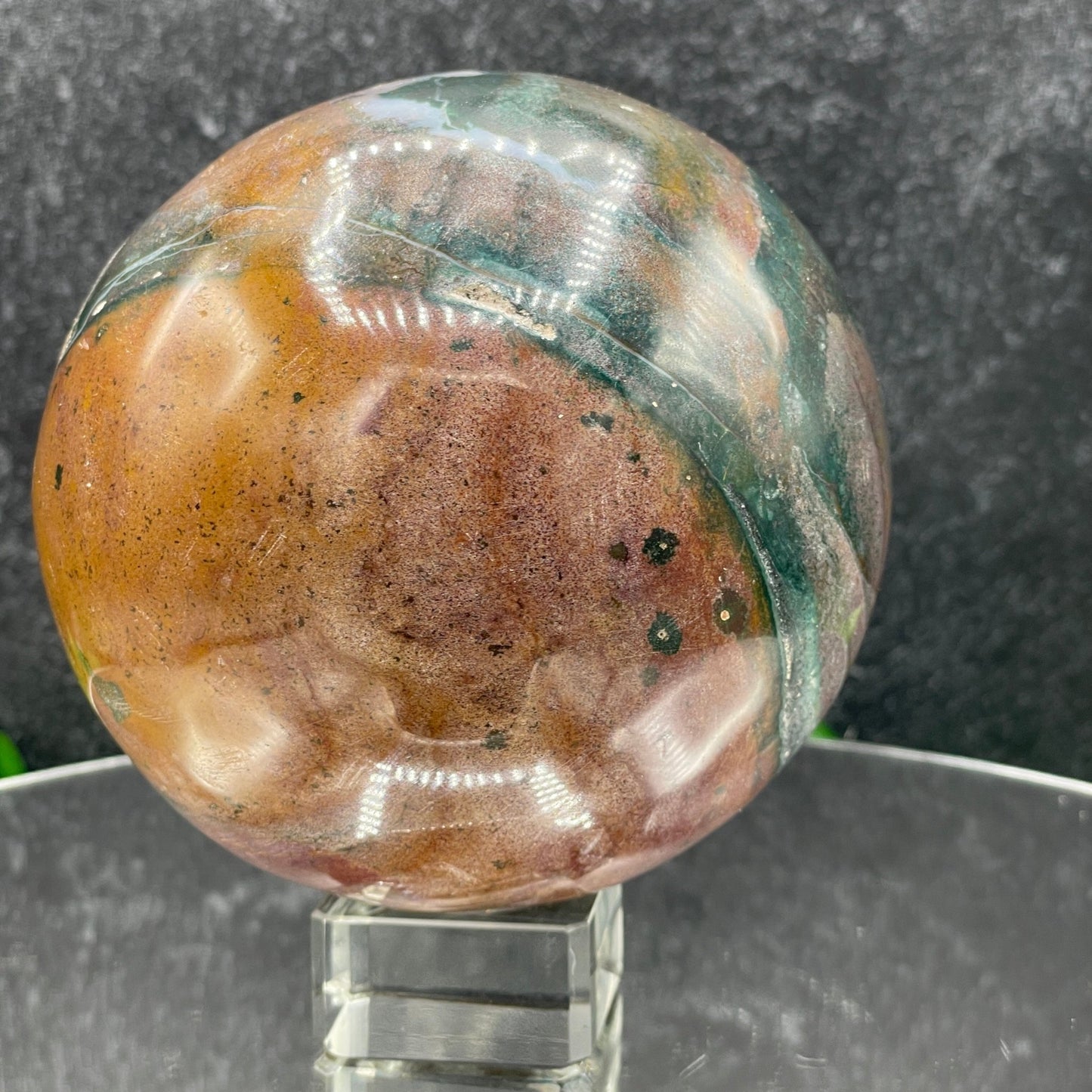 Ocean Jasper Sphere - Sage & Magic