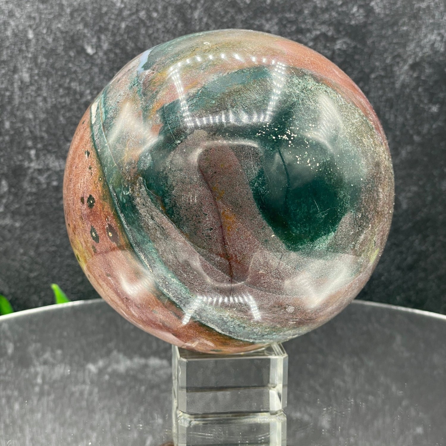 Ocean Jasper Sphere - Sage & Magic