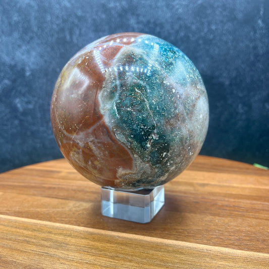 Ocean Jasper Sphere - Sage & Magic