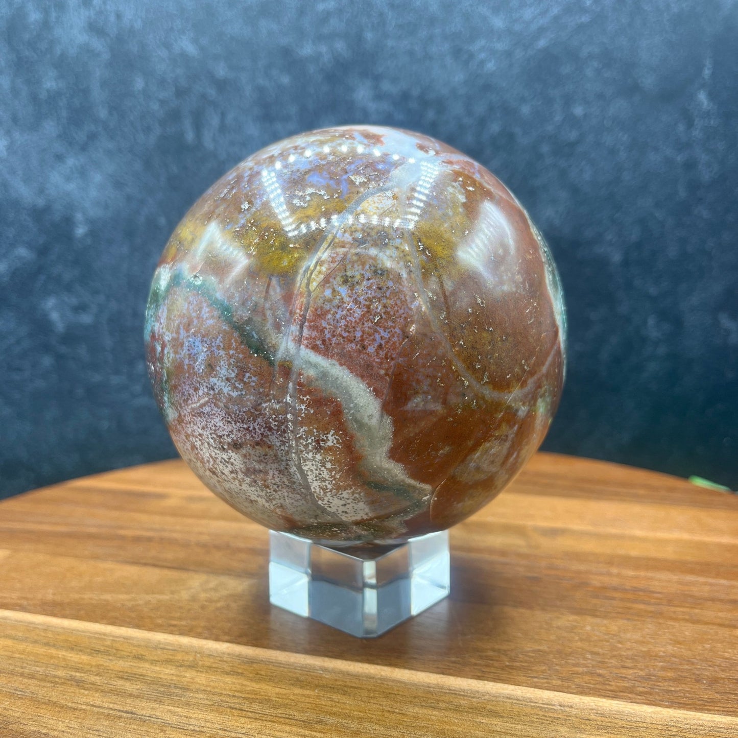 Ocean Jasper Sphere - Sage & Magic