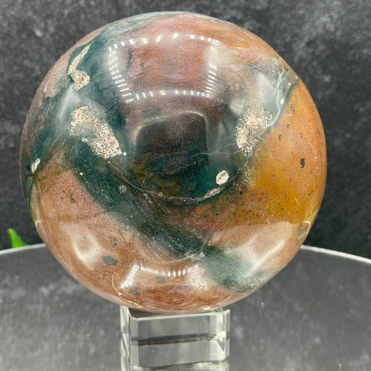 Ocean Jasper Sphere - Sage & Magic