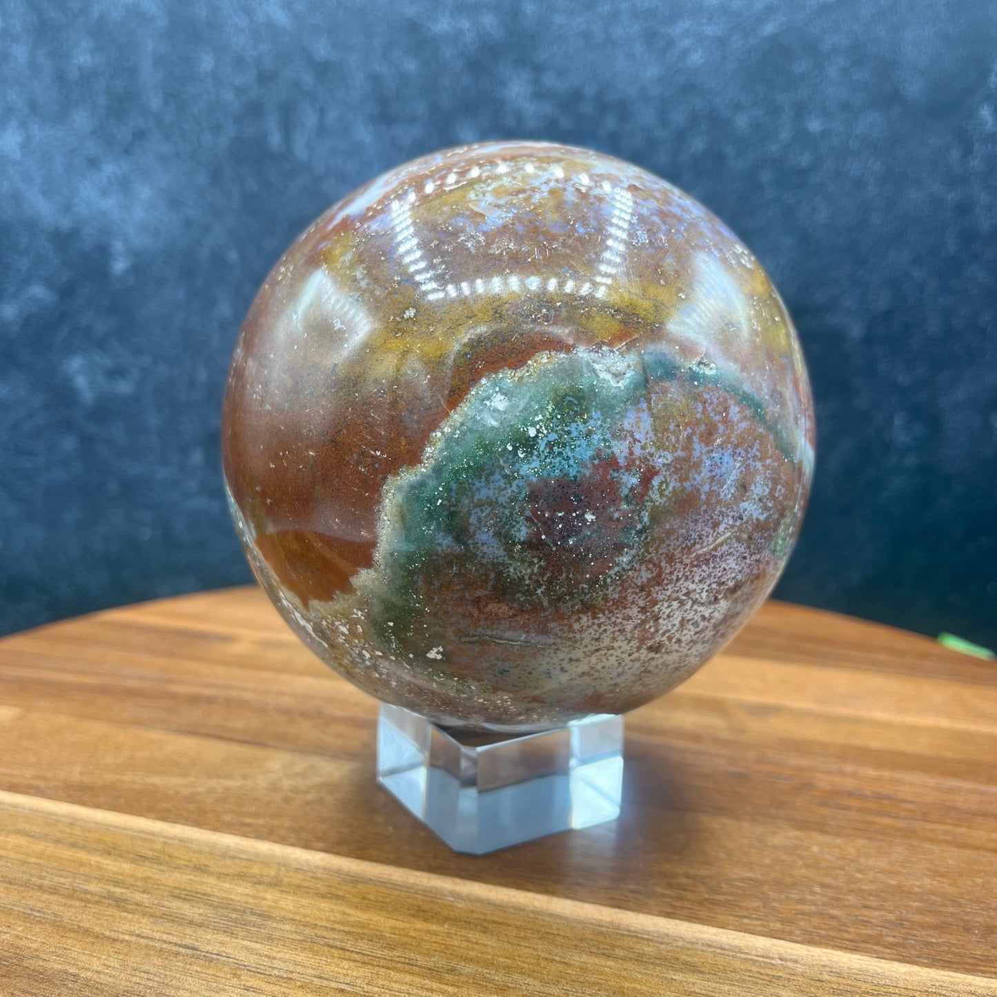 Ocean Jasper Sphere - Sage & Magic