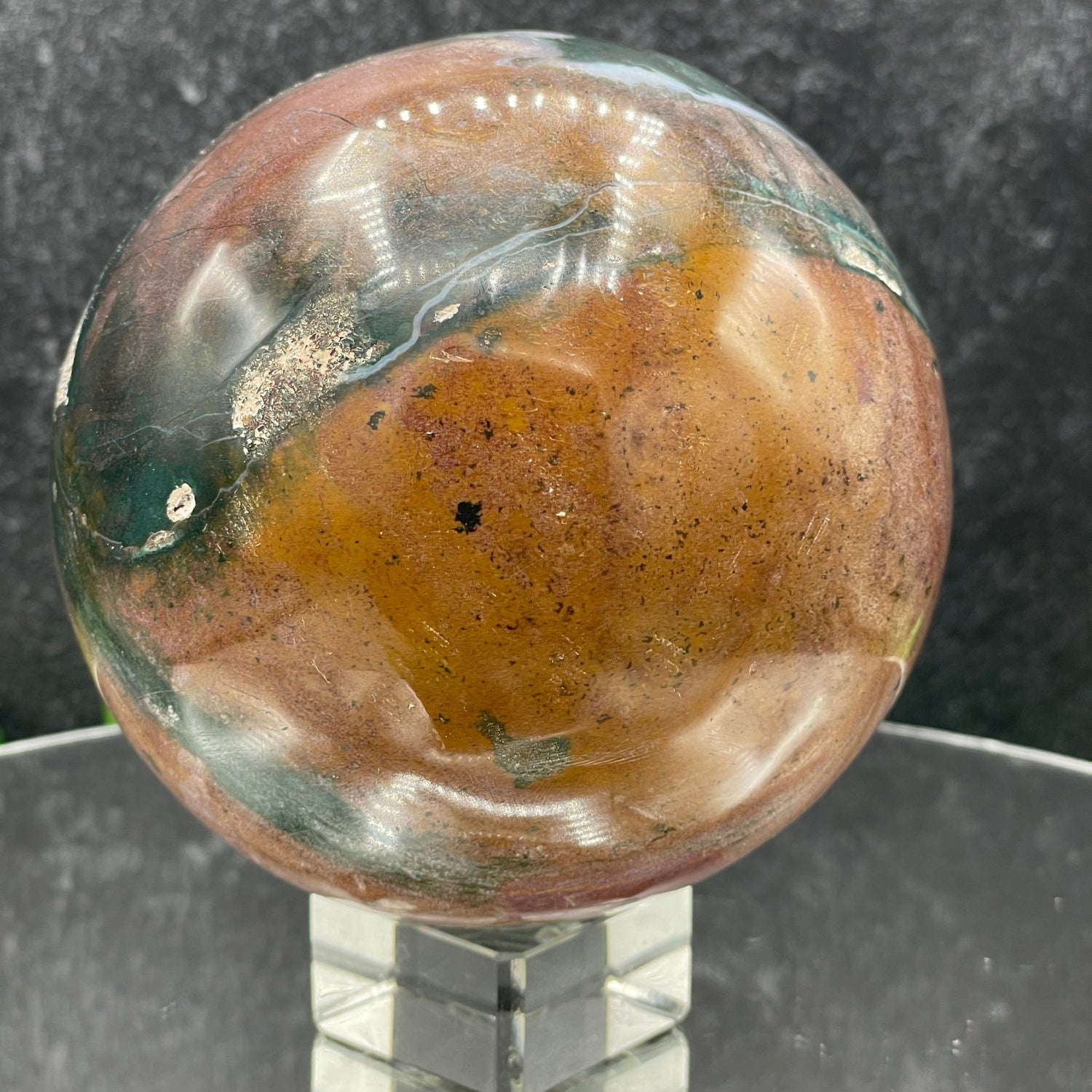 Ocean Jasper Sphere - Sage & Magic