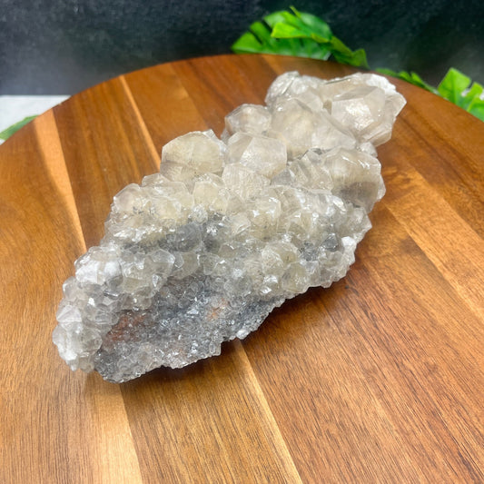 Octahedral Calcite on Matrix - Sage & Magic