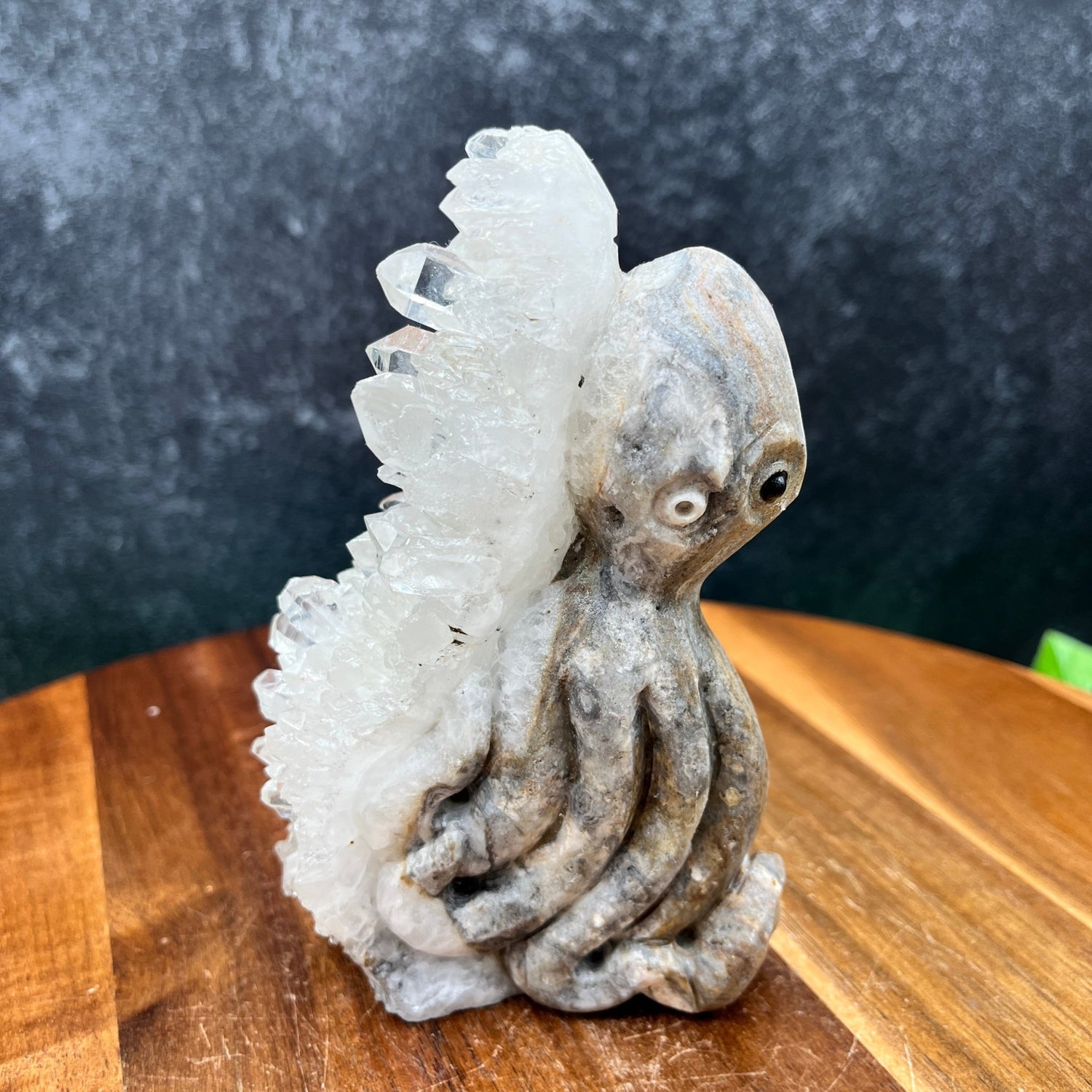 Octopus Quartz Cluster Carving - Sage & Magic