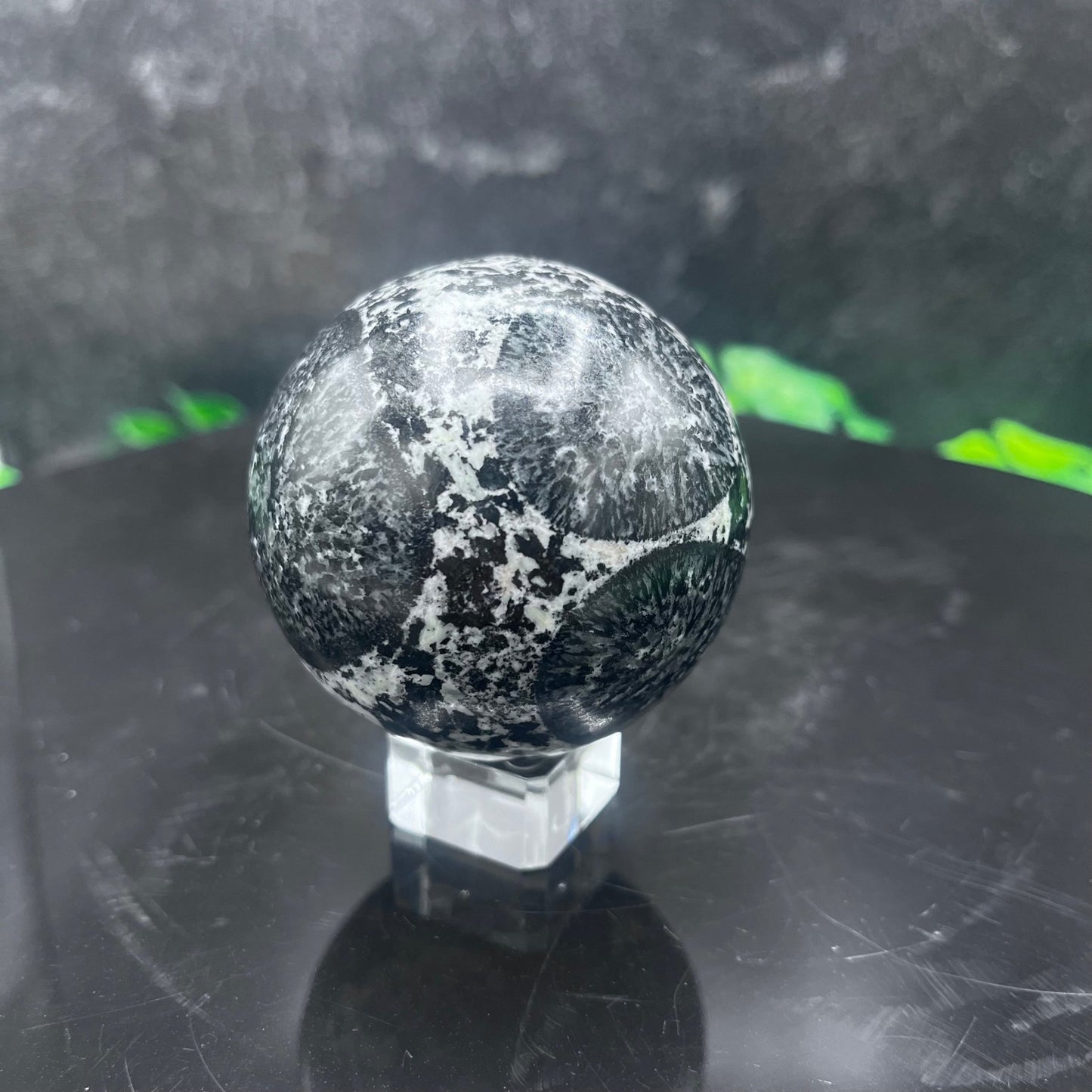 Orbicular Diorite Sphere - Sage & Magic