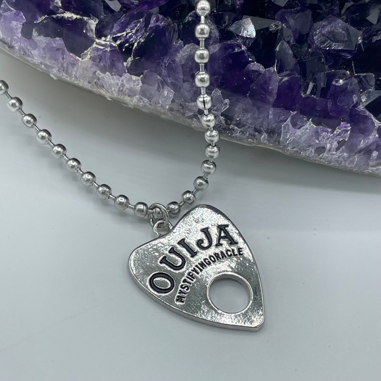 Ouija Mystifying Oracle Pewter Necklace - Sage & Magic