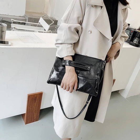 Oversized Vintage Style Clutch - Sage & Magic