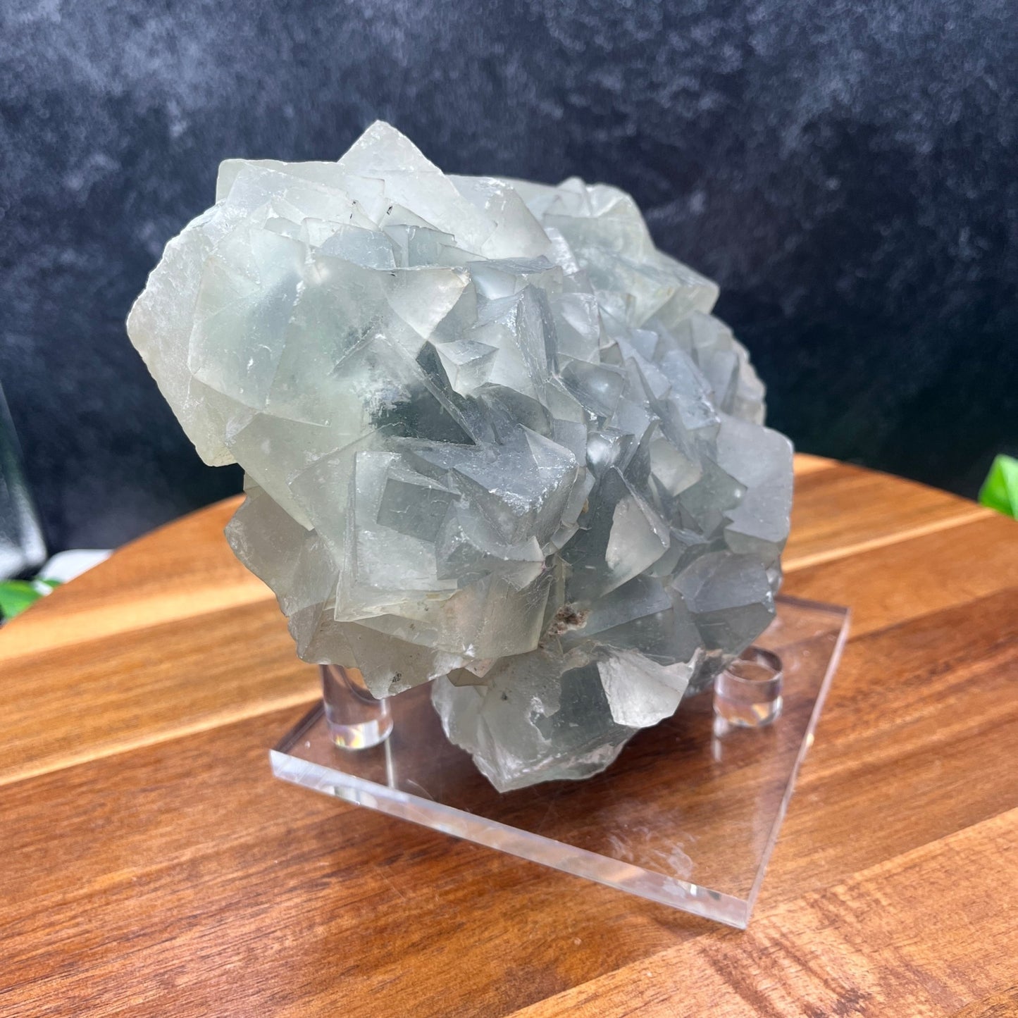 Pale Light Blue Cubic Fluorite Specimen - Sage & Magic