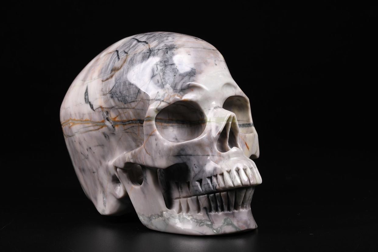 Picasso Jasper Skull - Sage & Magic