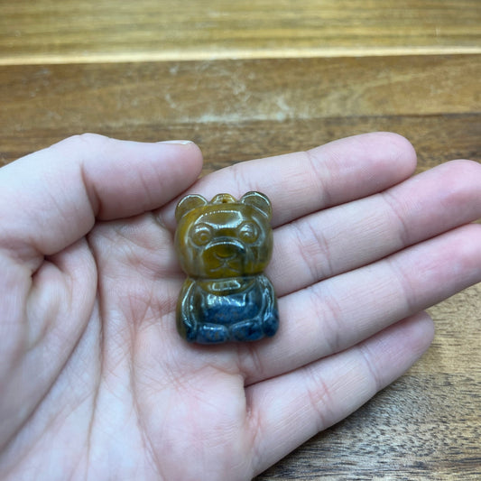 Pietersite Bear Pendant - Sage & Magic