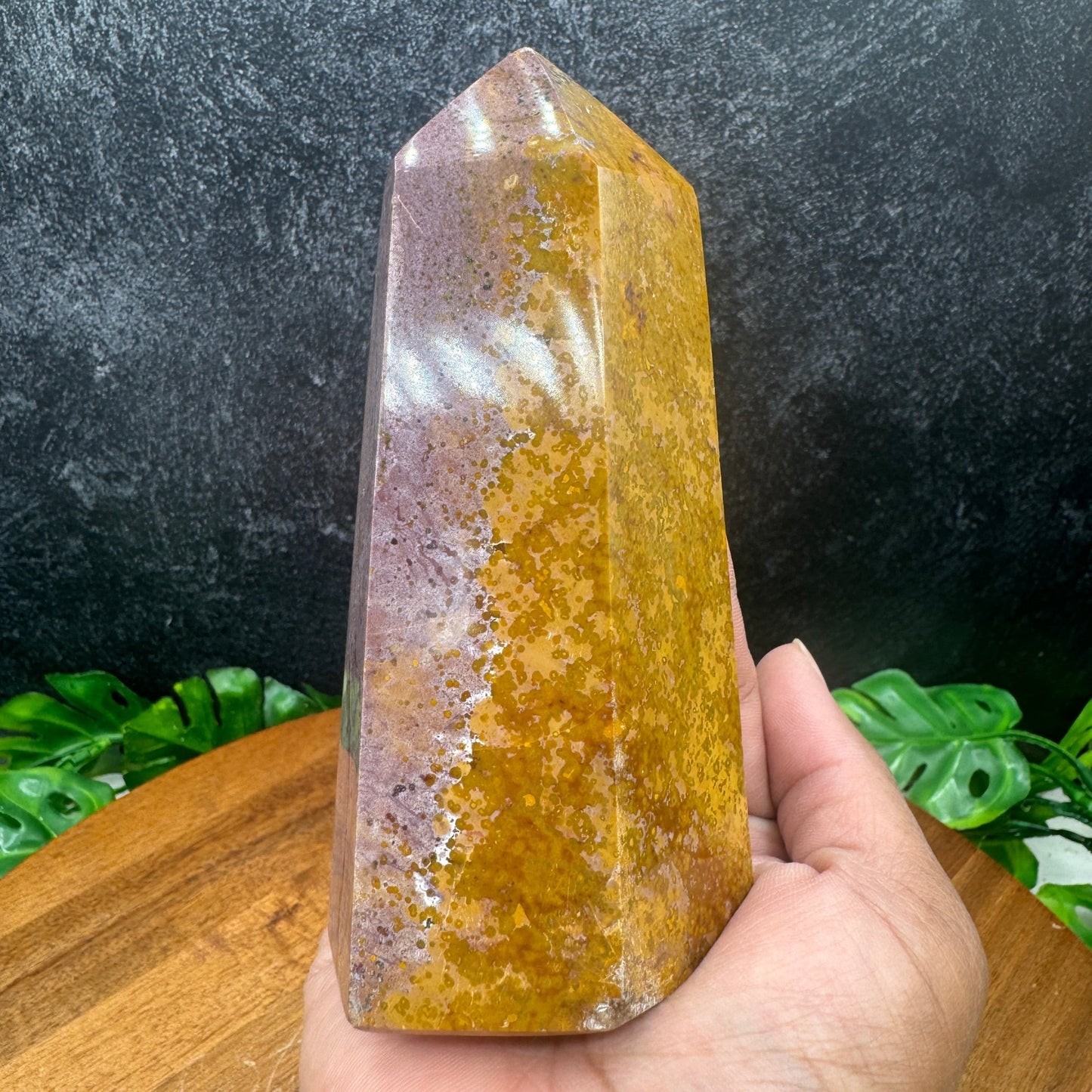 Pink and Yellow Jasper Tower - Sage & Magic