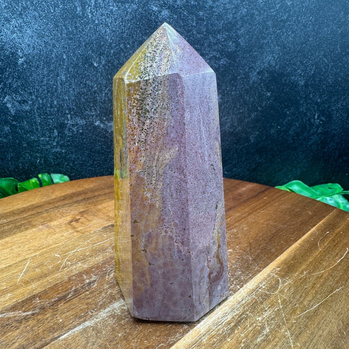 Pink and Yellow Jasper Tower - Sage & Magic