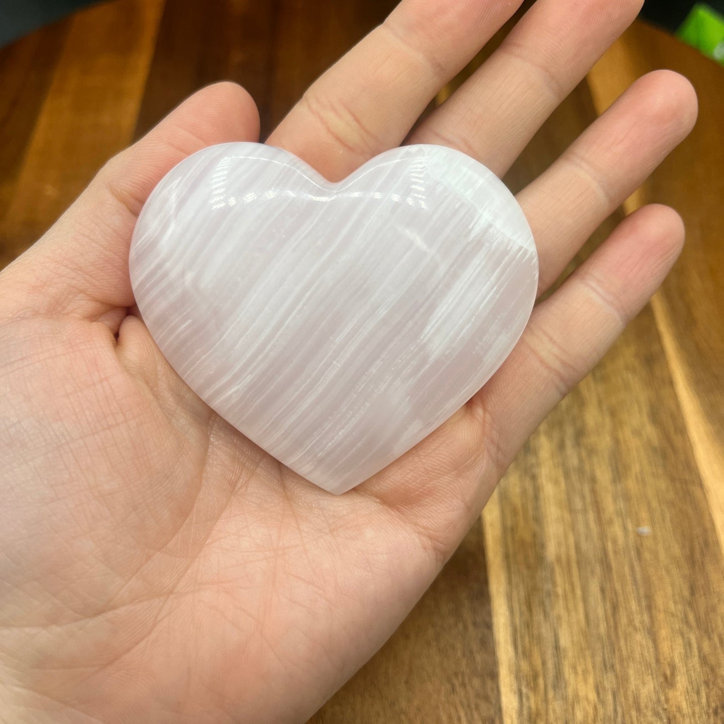 Pink Calcite Heart - Sage & Magic