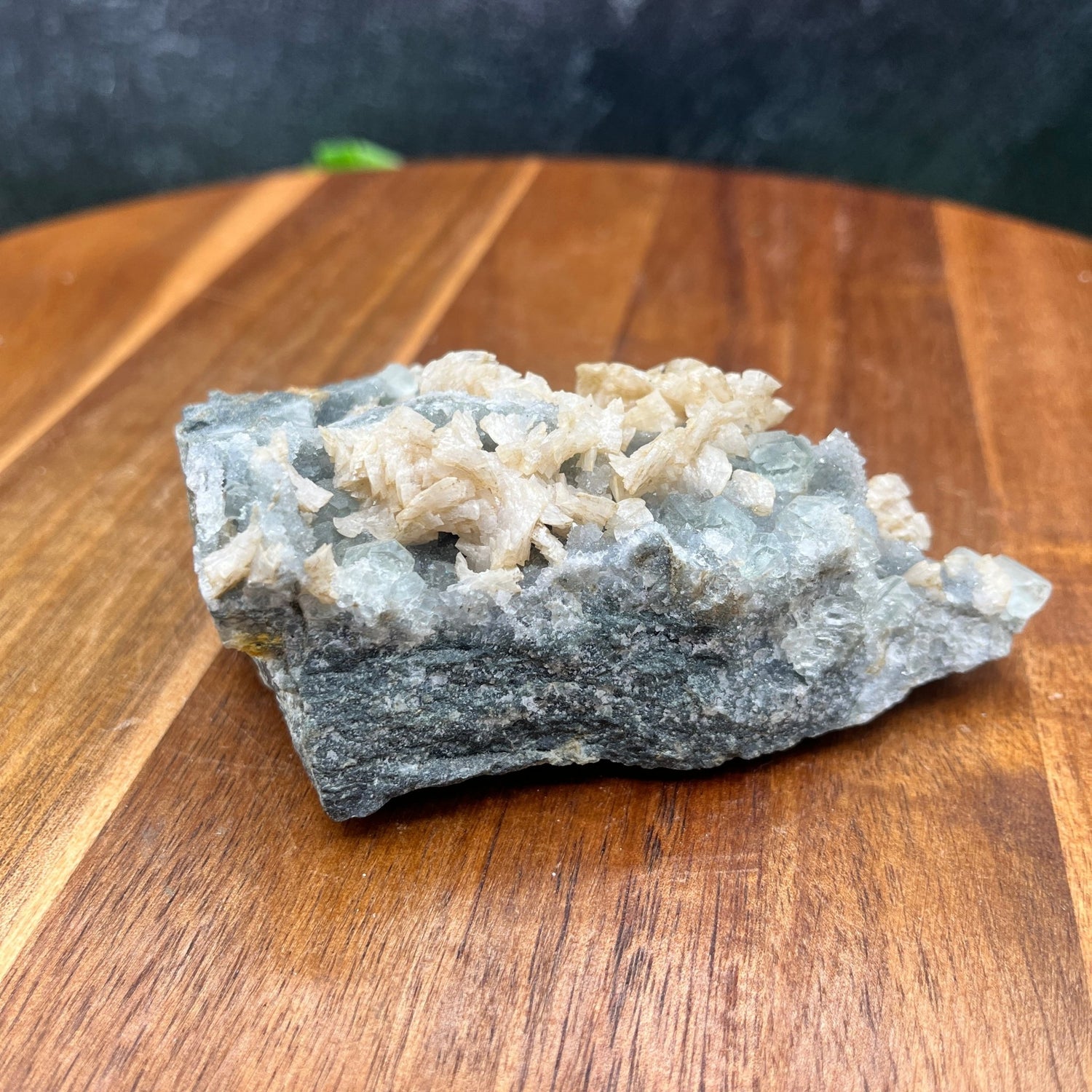 Pink Heulandite Specimen with Stilbite on Chalcedony Matrix - Sage & Magic