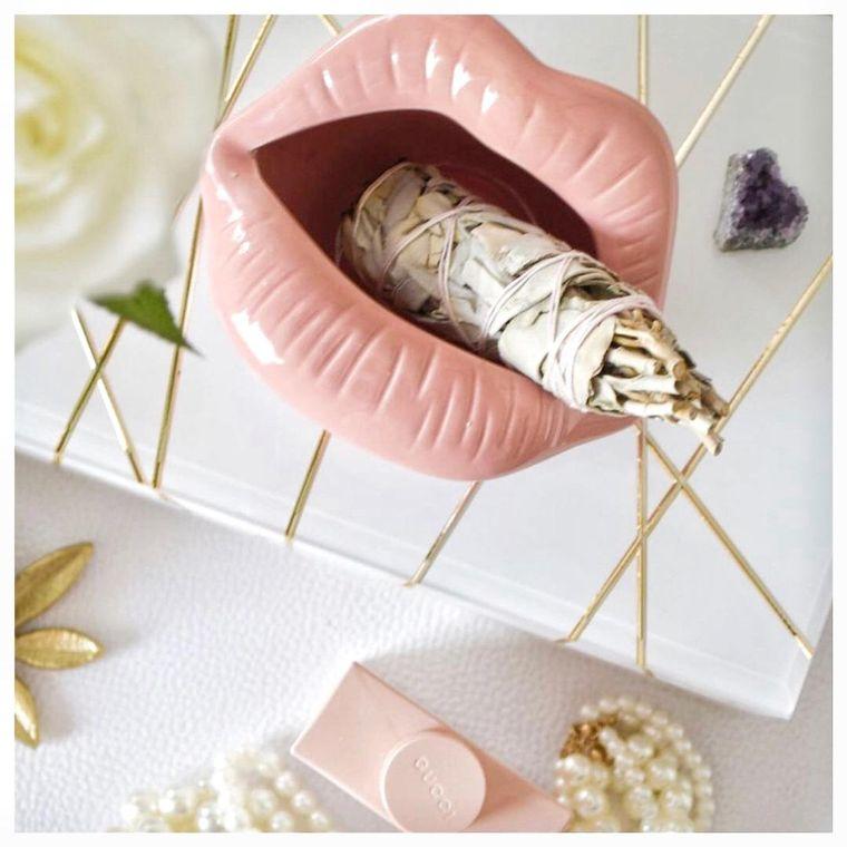 Pink Lip Bowl - Sage & Magic