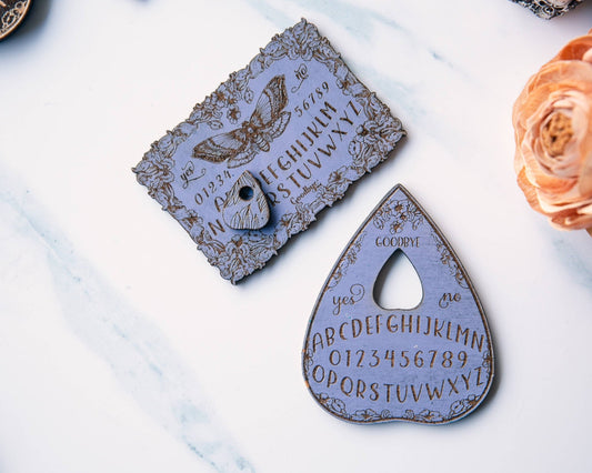 Planchette with Mini Spirit Board Set - Sage & Magic