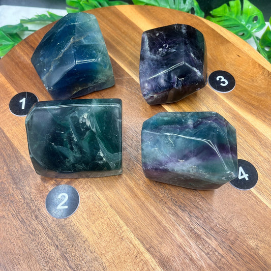 Polished Rainbow Fluorite Freeform - Sage & Magic