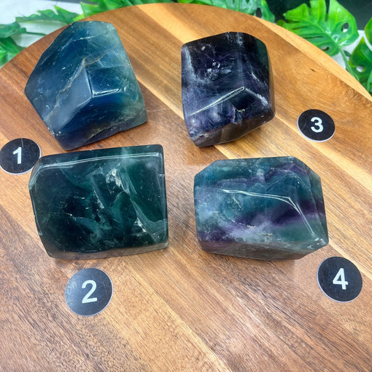 Polished Rainbow Fluorite Freeform - Sage & Magic