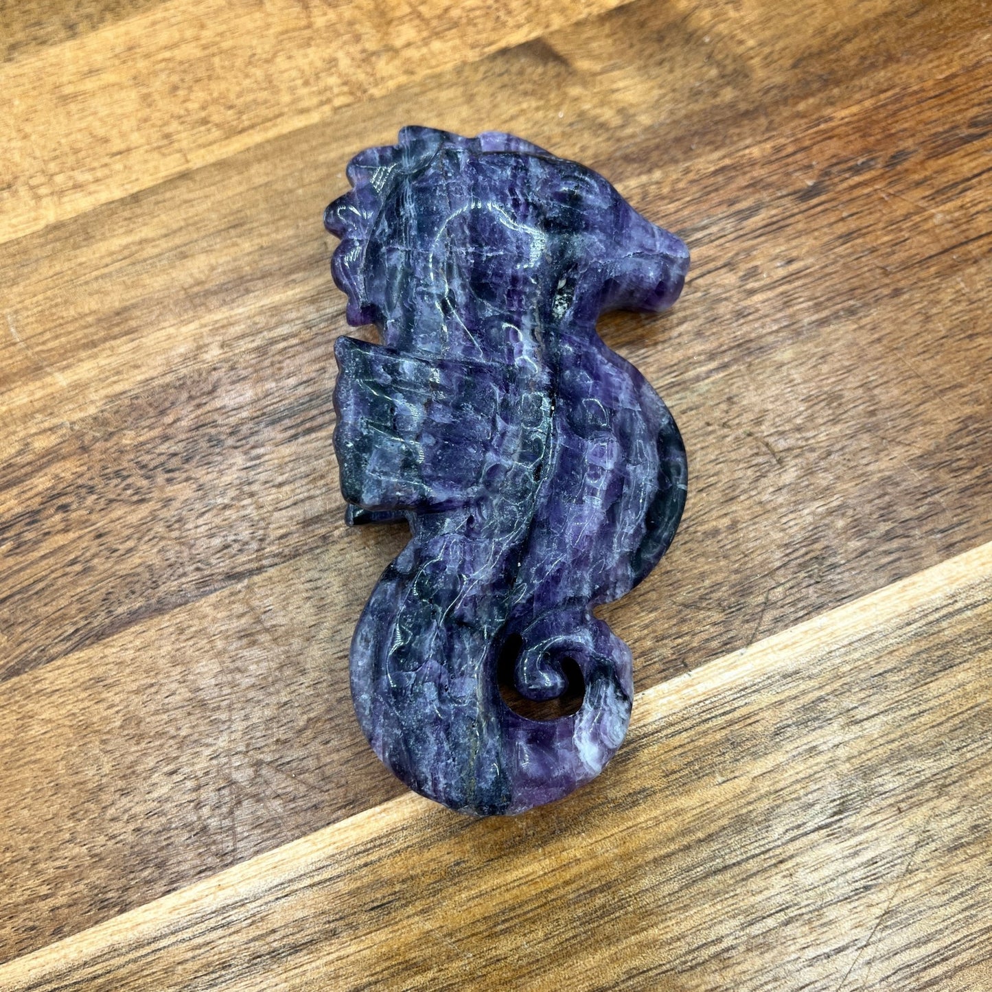 Purple Fluorite Seahorse - Sage & Magic