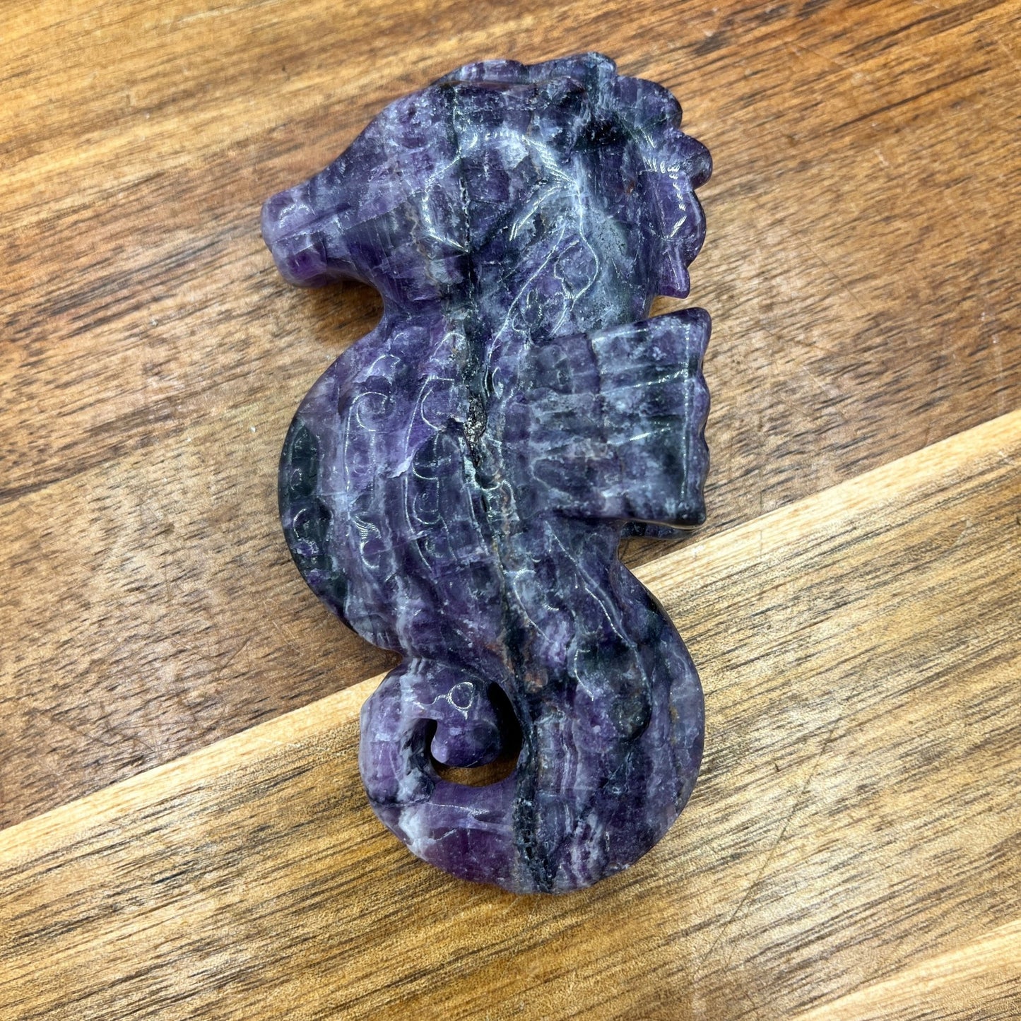 Purple Fluorite Seahorse - Sage & Magic