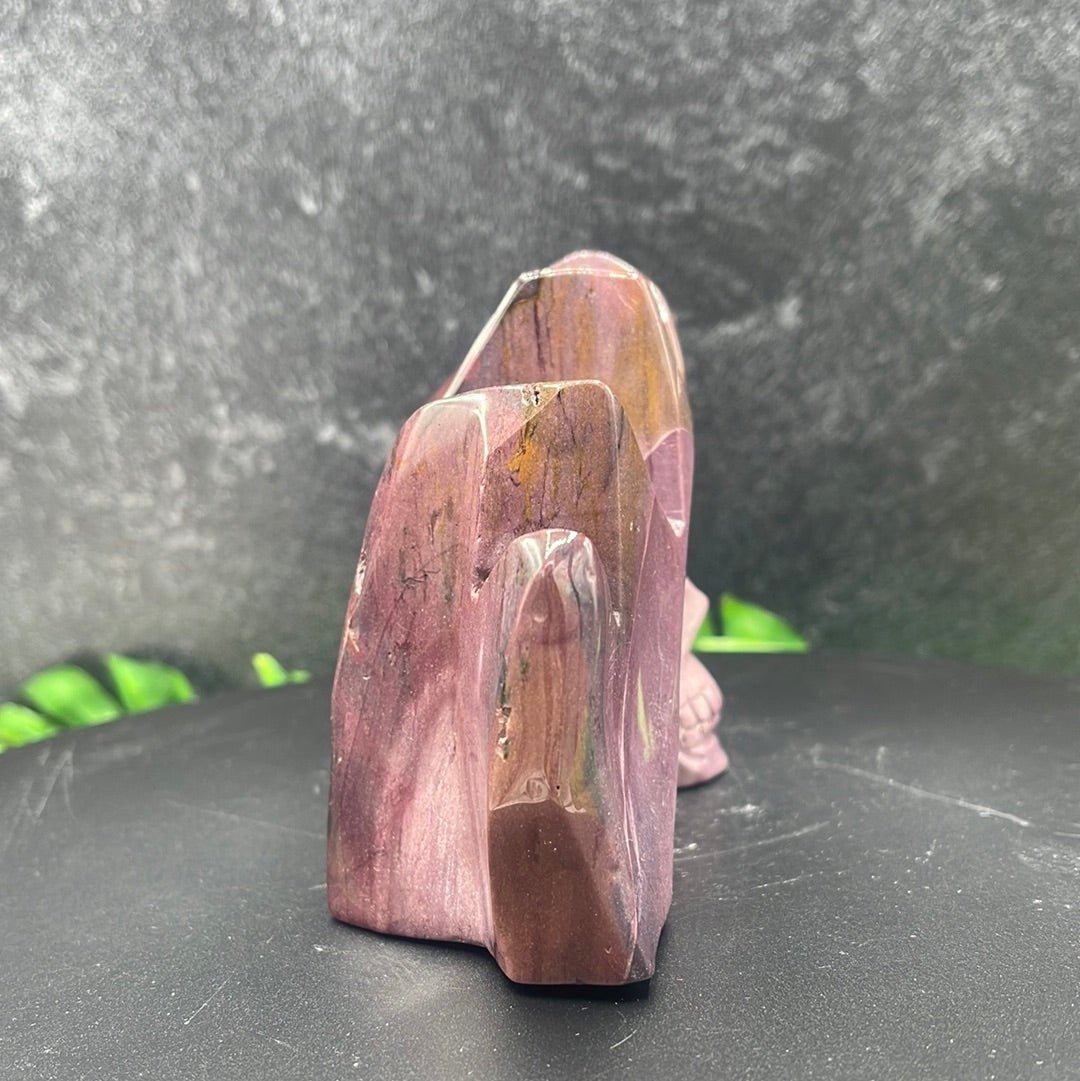 Purple Mookaite Mountain Skull - Sage & Magic