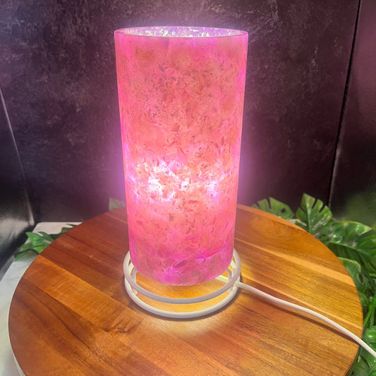 Purple Mother of Pearl Acrylic Lamp - Sage & Magic