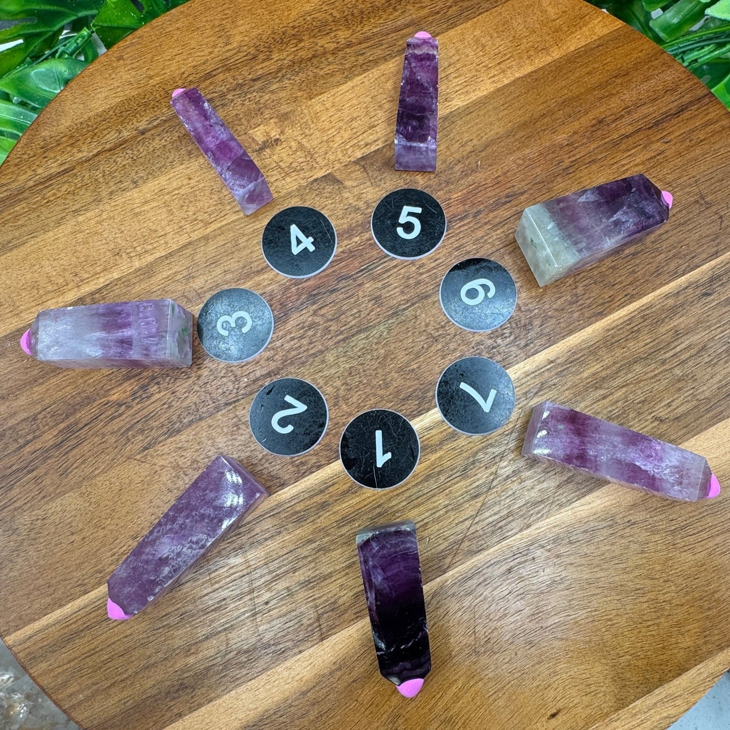 Purple Pink Fluorite 4 Sided Tower - Sage & Magic