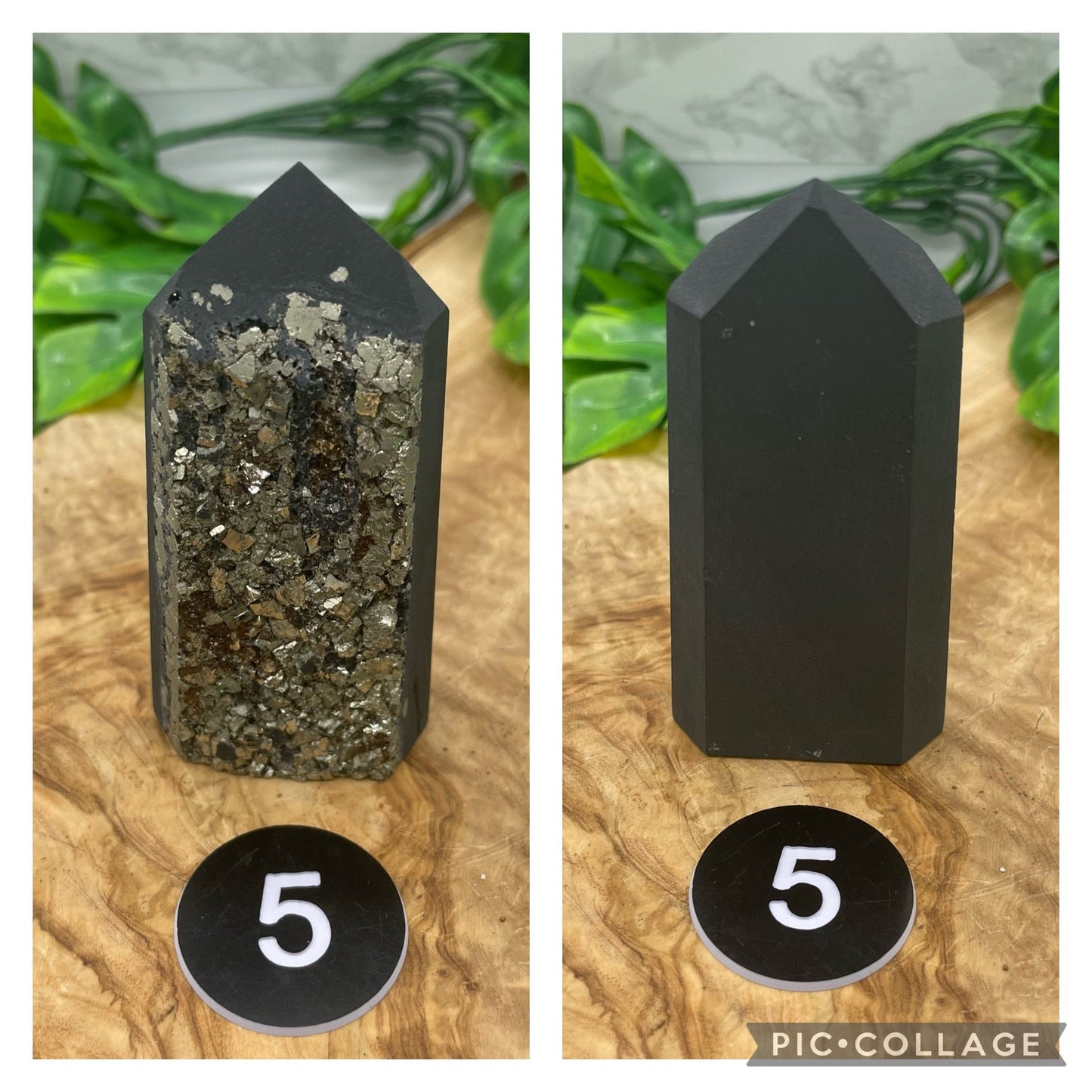 Pyrite in Basalt Tower - Sage & Magic