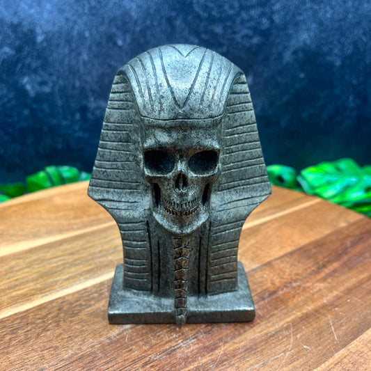 Pyrite Pharoah Skull - Sage & Magic