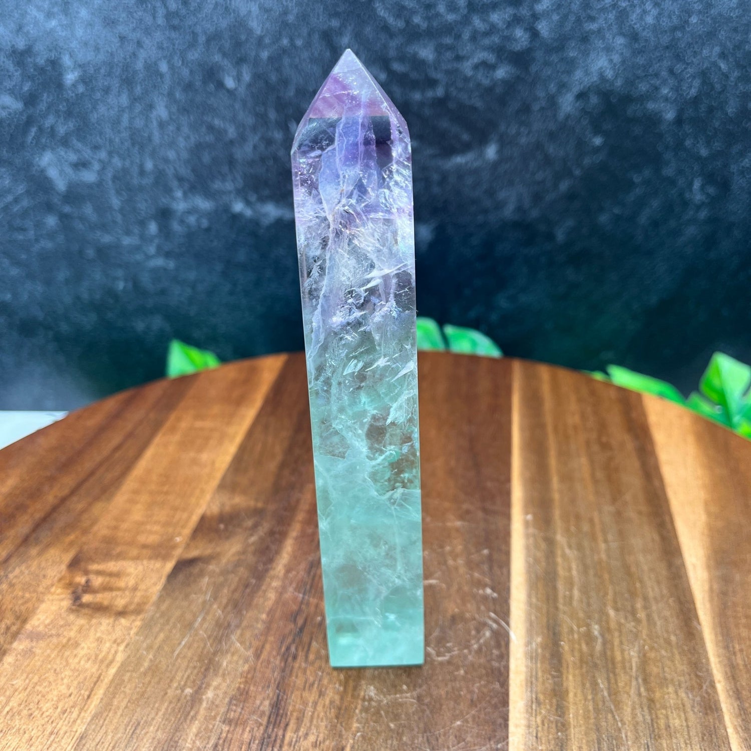 Rainbow Candy Fluorite 4 Sided Tower - Sage & Magic