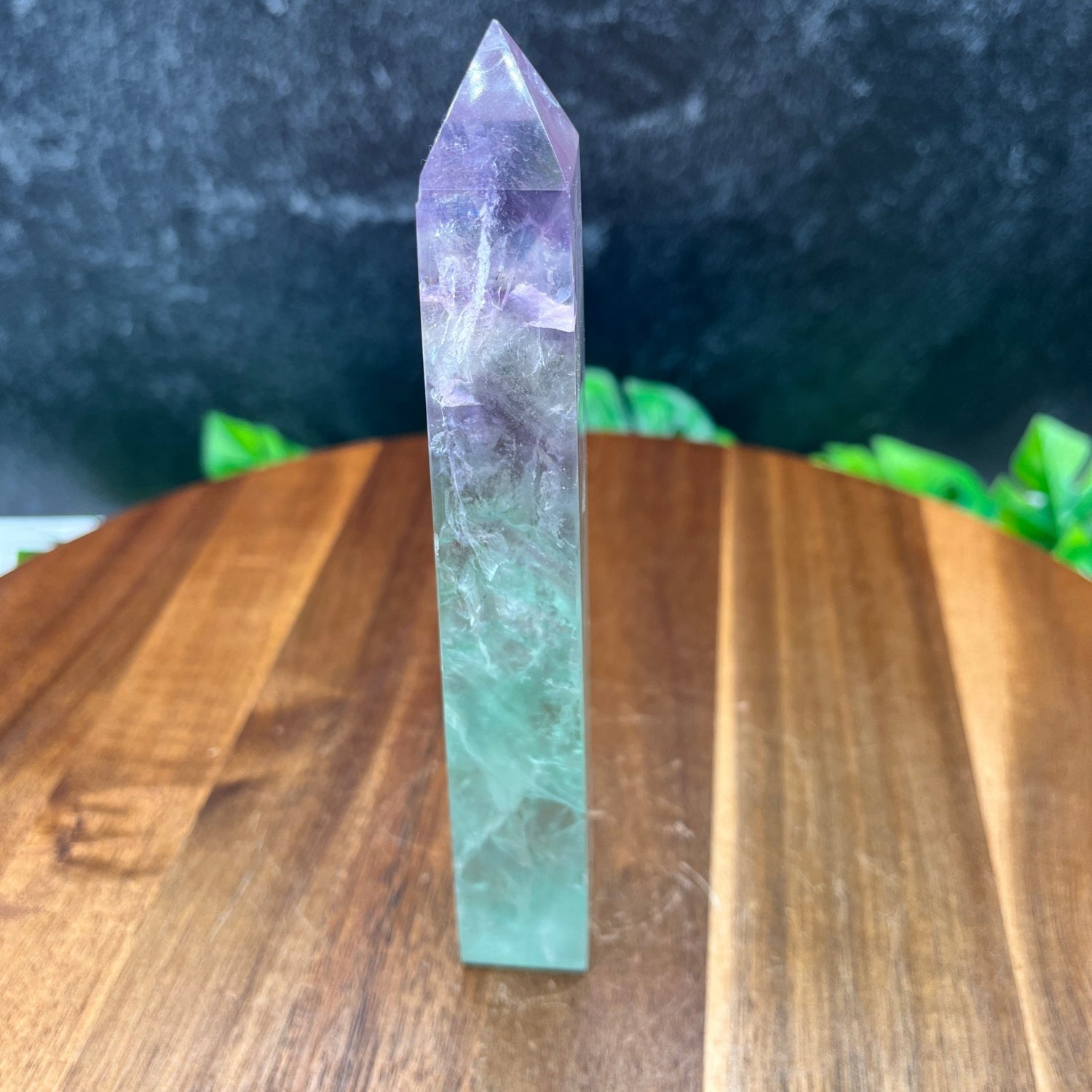 Rainbow Candy Fluorite 4 Sided Tower - Sage & Magic