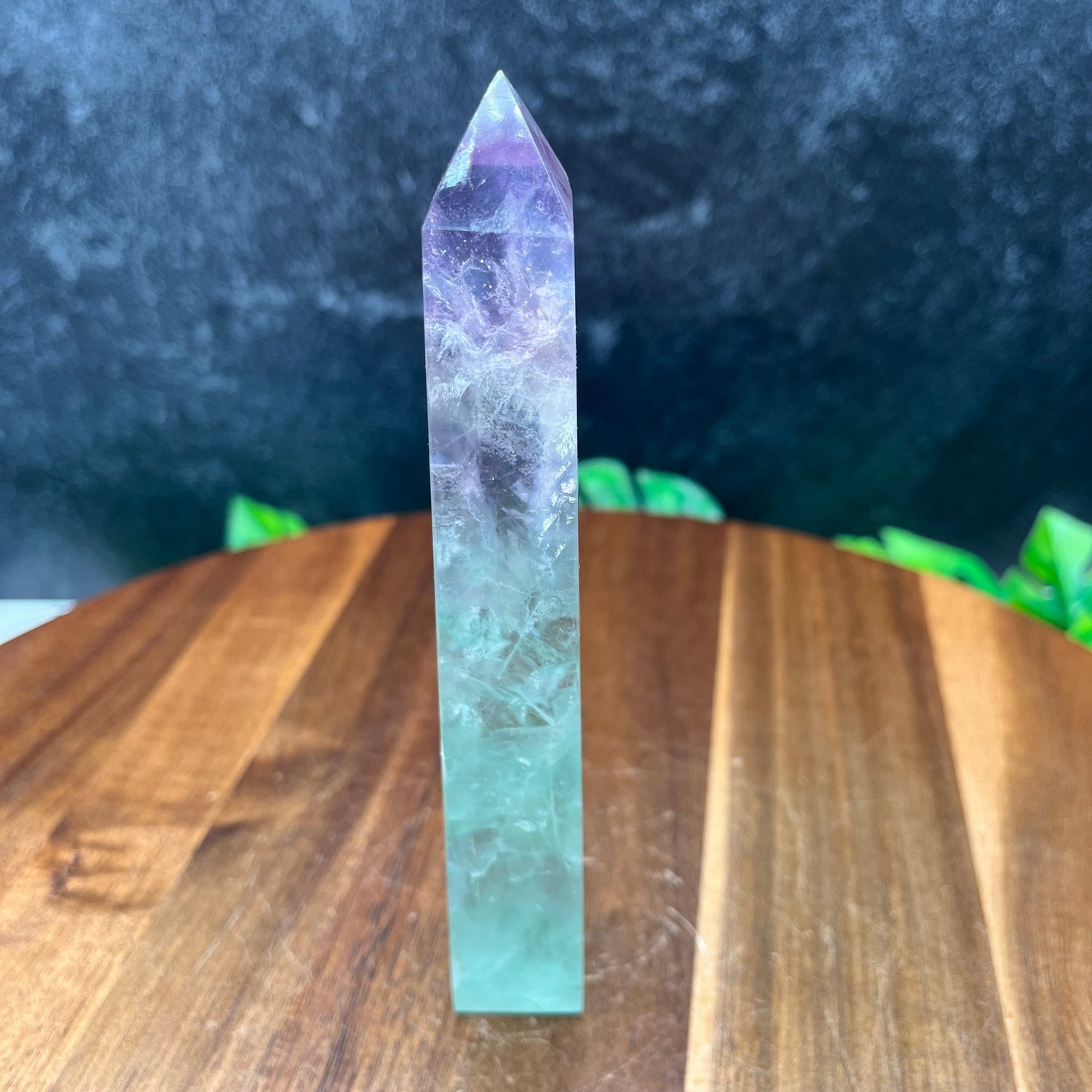 Rainbow Candy Fluorite 4 Sided Tower - Sage & Magic