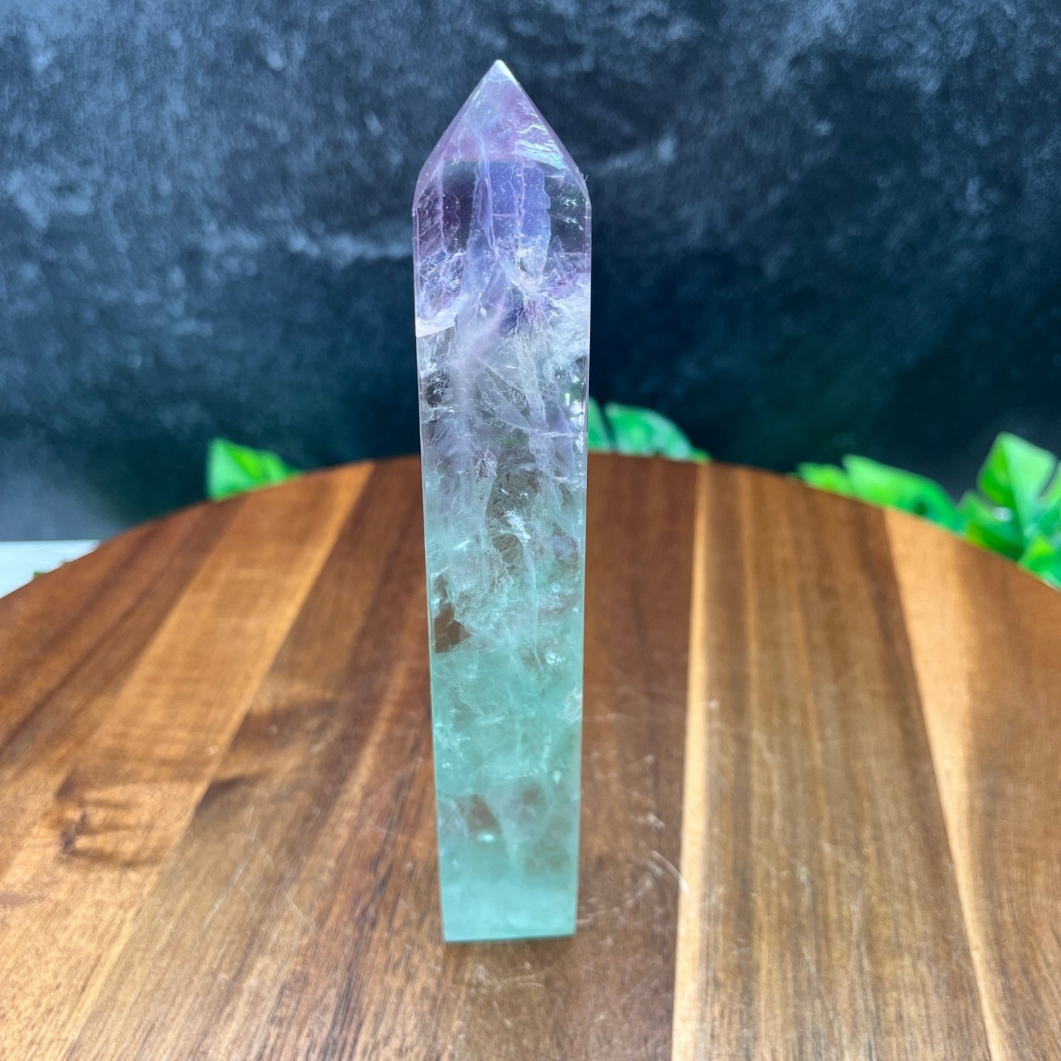 Rainbow Candy Fluorite 4 Sided Tower - Sage & Magic