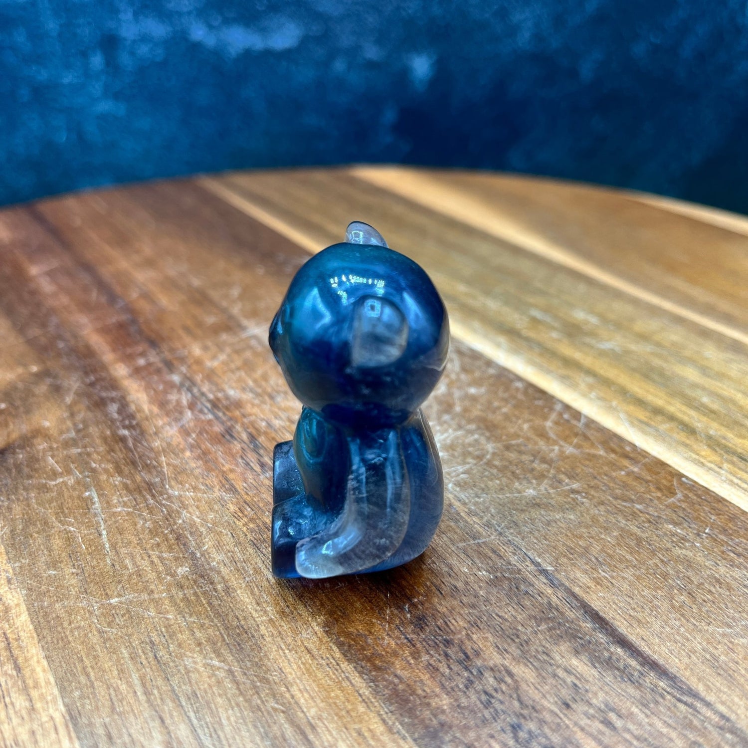 Rainbow Fluorite Bear Carving - Sage & Magic