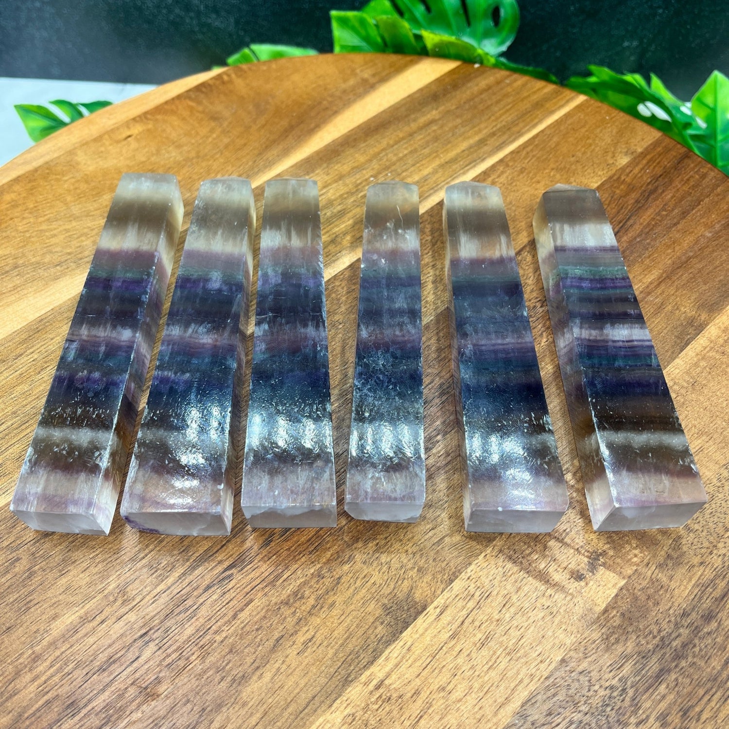 Rainbow Fluorite Four Sided Tower - Sage & Magic