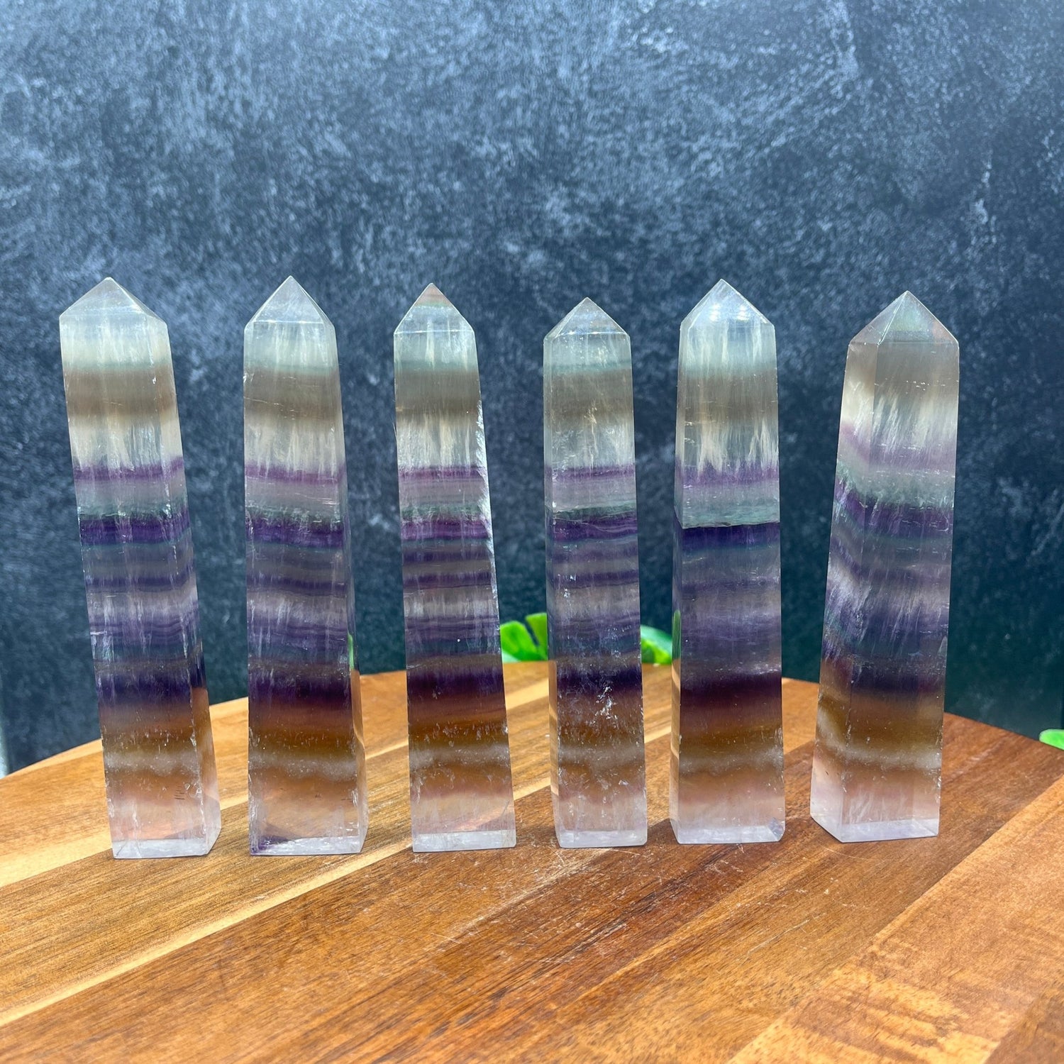 Rainbow Fluorite Four Sided Tower - Sage & Magic