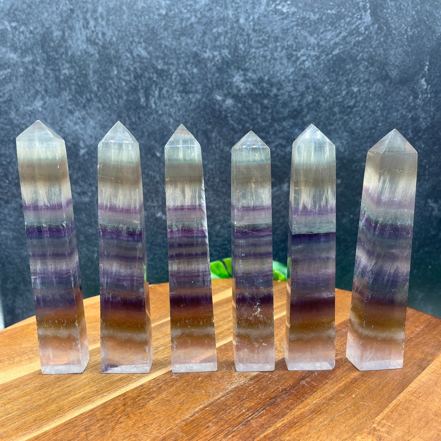 Rainbow Fluorite Four Sided Tower - Sage & Magic