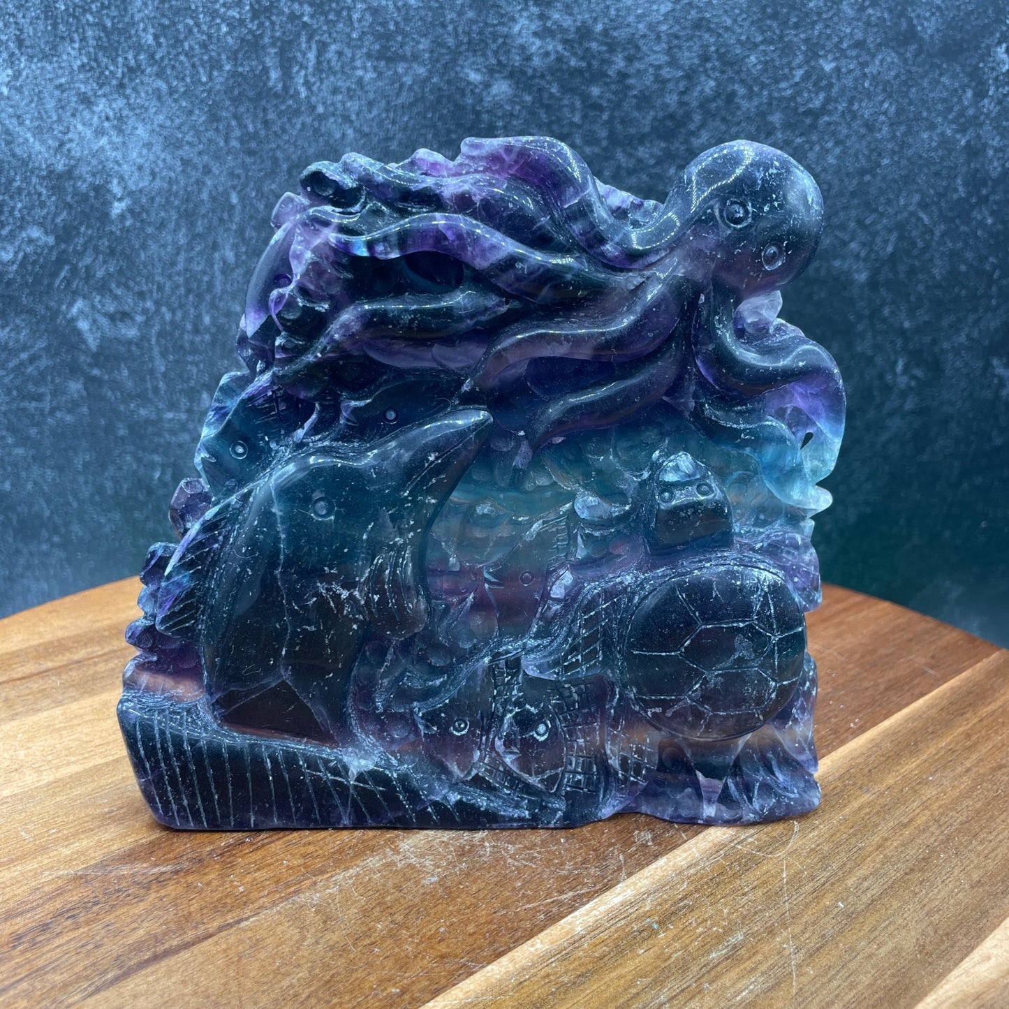 Rainbow Fluorite Seascape - Sage & Magic