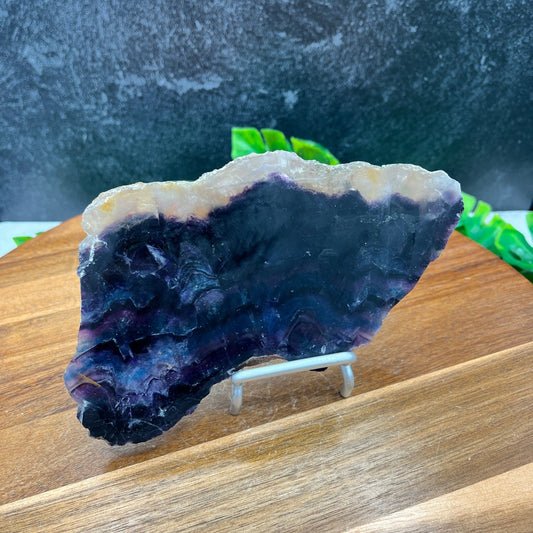 Rainbow Fluorite Slab - Sage & Magic