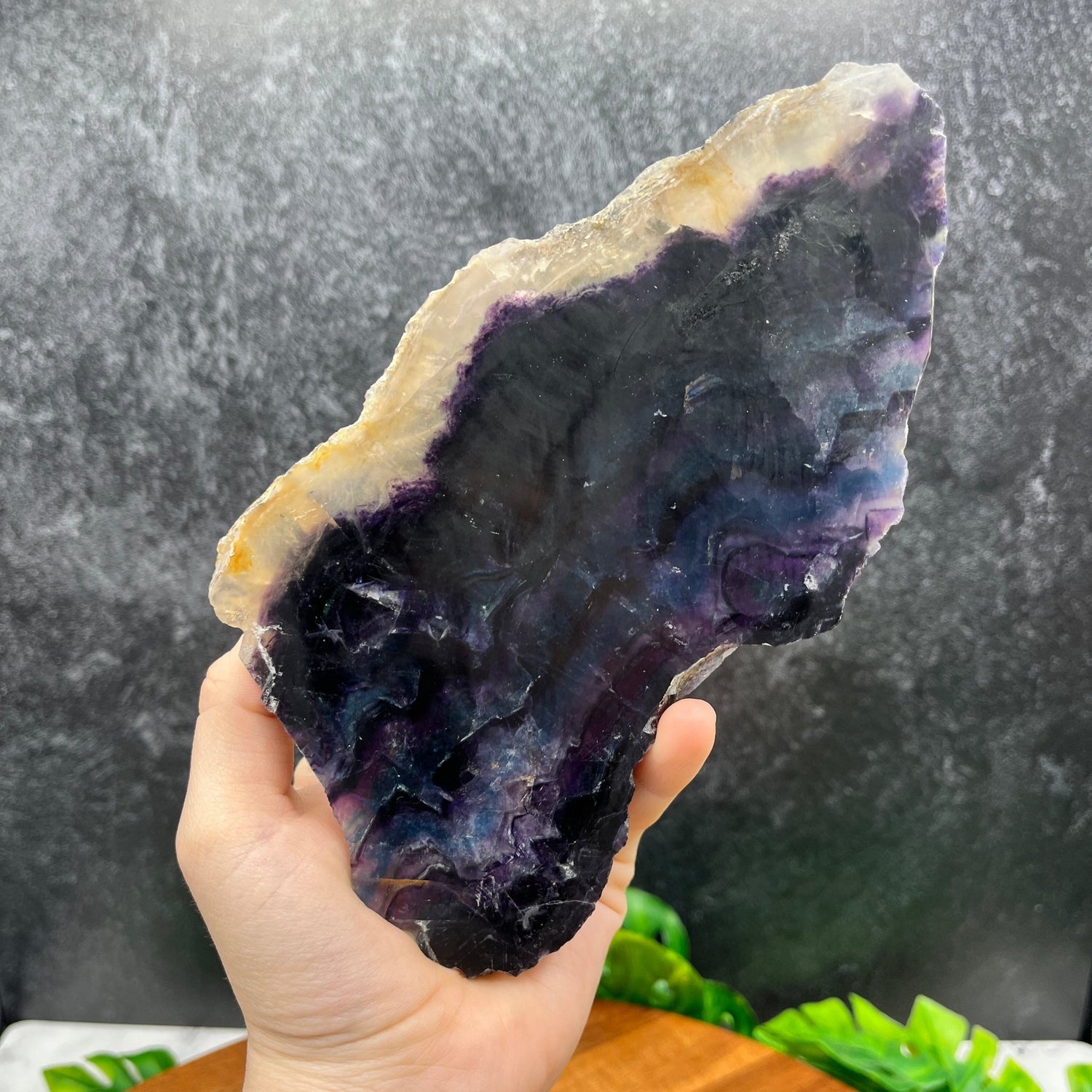 Rainbow Fluorite Slab - Sage & Magic