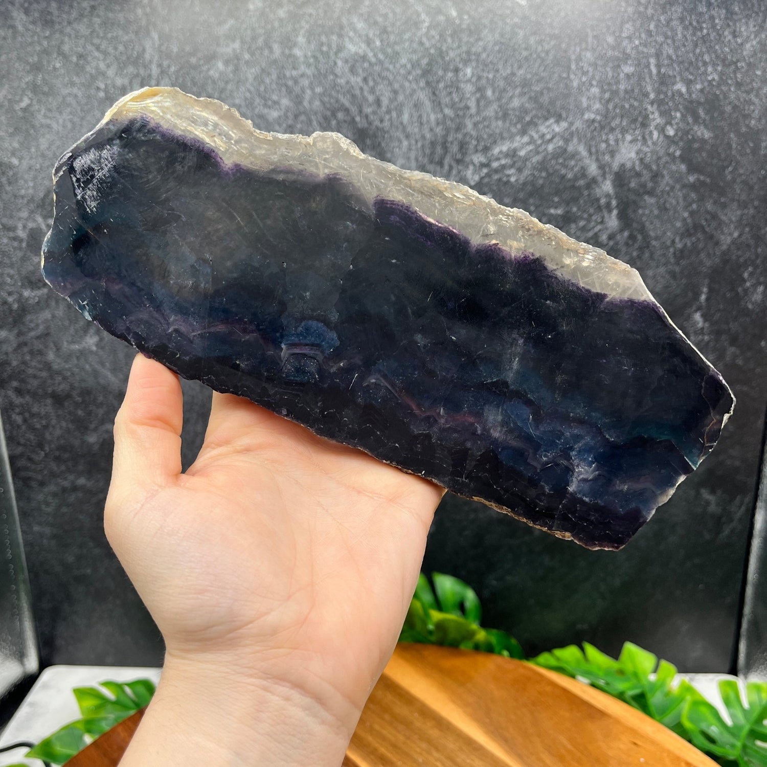 Rainbow Fluorite Slab - Sage & Magic