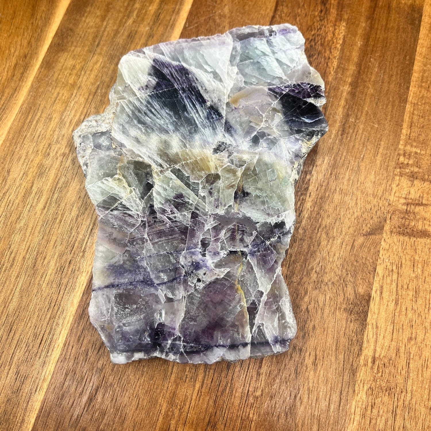 Rainbow Fluorite Slab - Sage & Magic