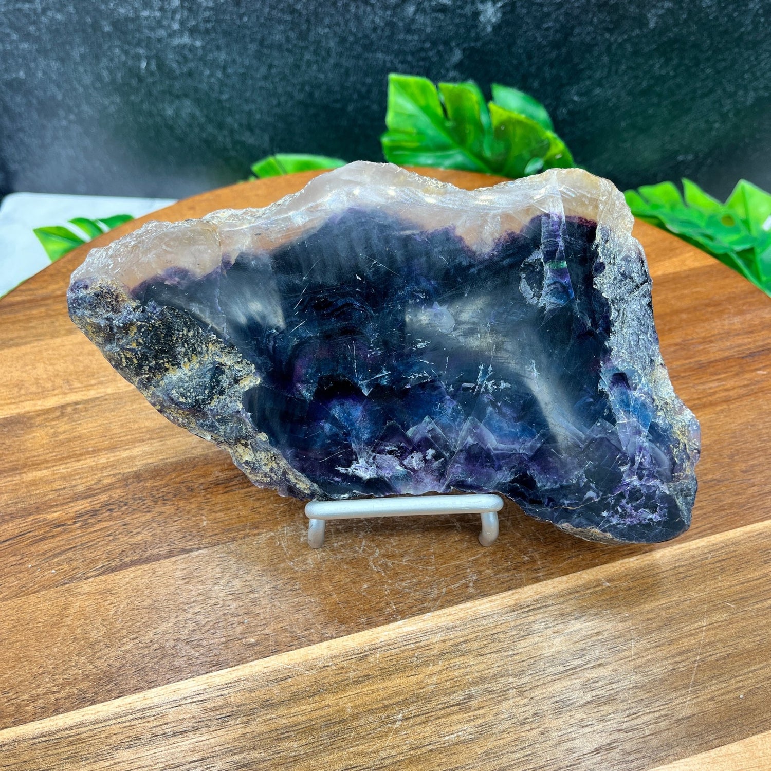 Rainbow Fluorite Slab - Sage & Magic