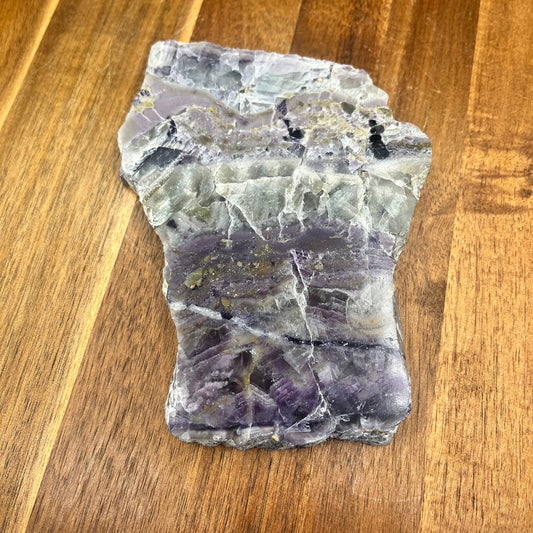 Rainbow Fluorite Slab - Sage & Magic