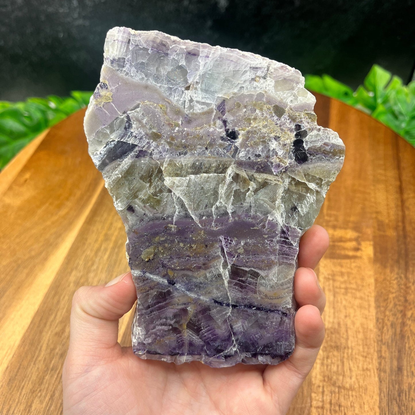 Rainbow Fluorite Slab - Sage & Magic