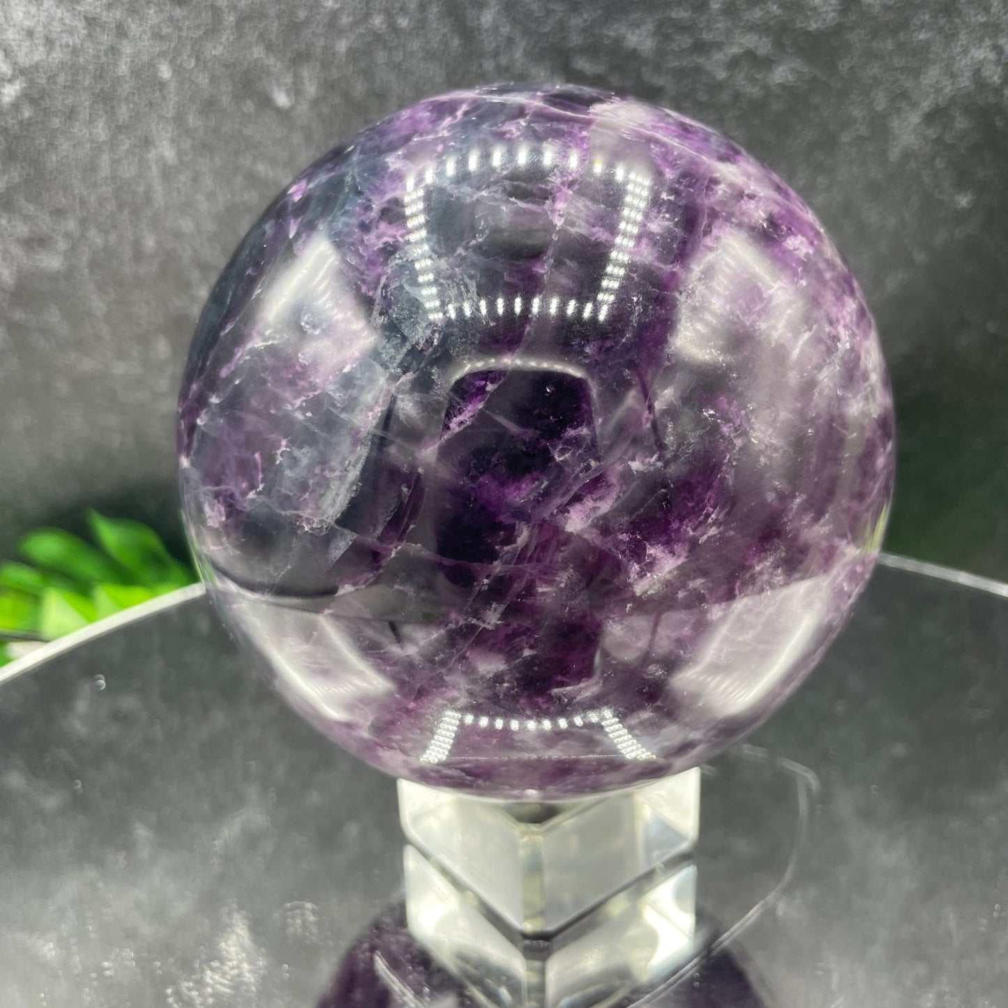 Rainbow Fluorite Sphere - Sage & Magic